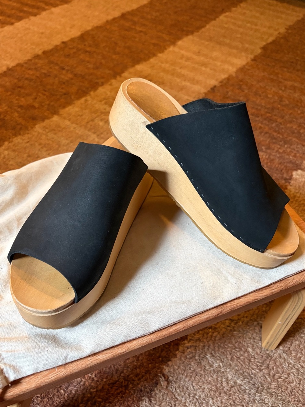 Bryr Norma Platform Clog in Black size 38 - Picture 6 of 13